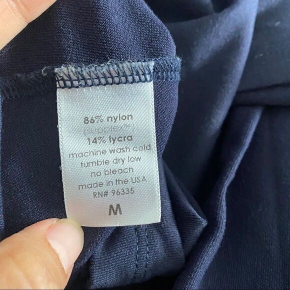 Susana Monaco Strapless Dress With Pockets in Navy Blue - Picture 7 of 7